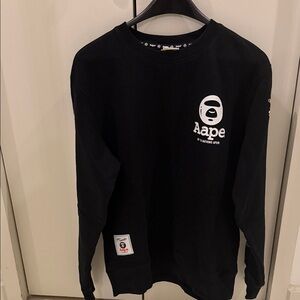 Limited Edition A Bathing Ape X Steve Harrington Black Sweatshirt